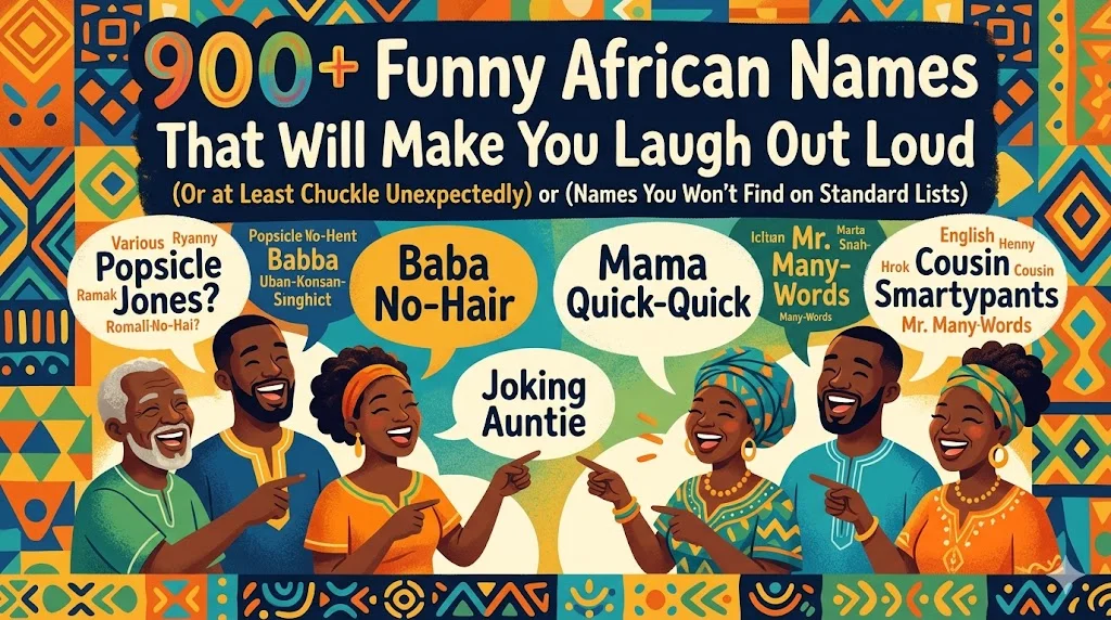 900+Funny African Names That Will Make You Laugh Out Loud