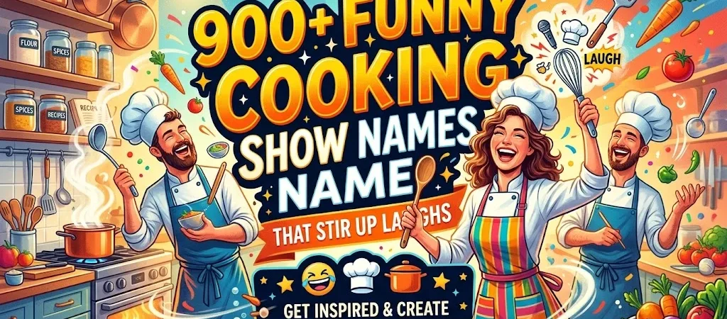 900+Cooking Show Funny Names That Stir Up Laughs