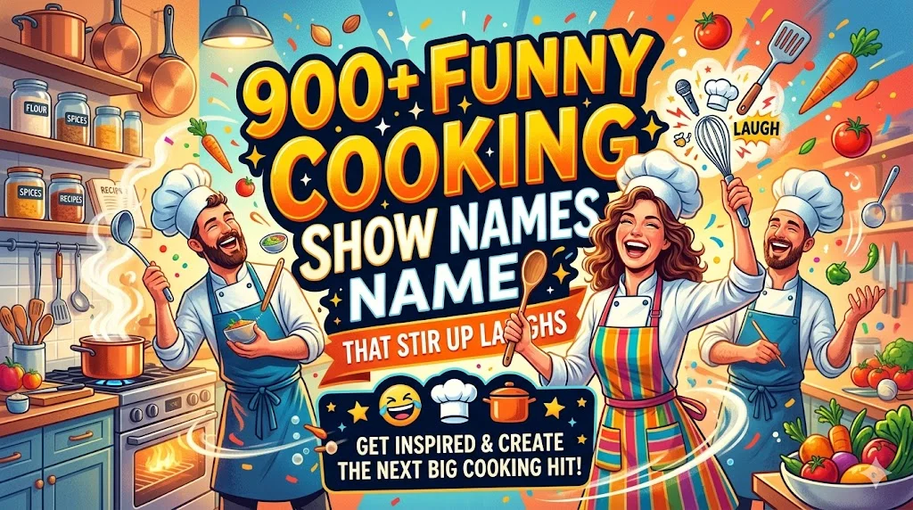 900+Funny Cooking Show Names That Stir Up Laughs
