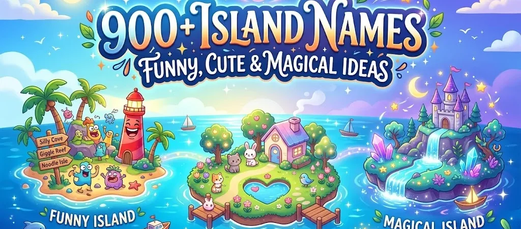 900+Island Names: Funny, Cute & Magical Ideas
