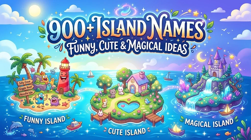 900+Island Names: Funny, Cute & Magical Ideas 