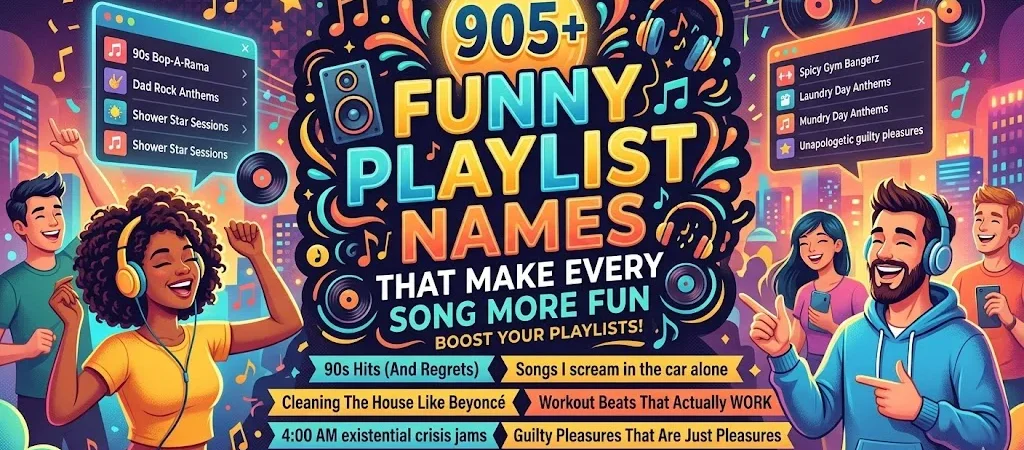 905+Funny Playlist Names That Make Every Song More Fun
