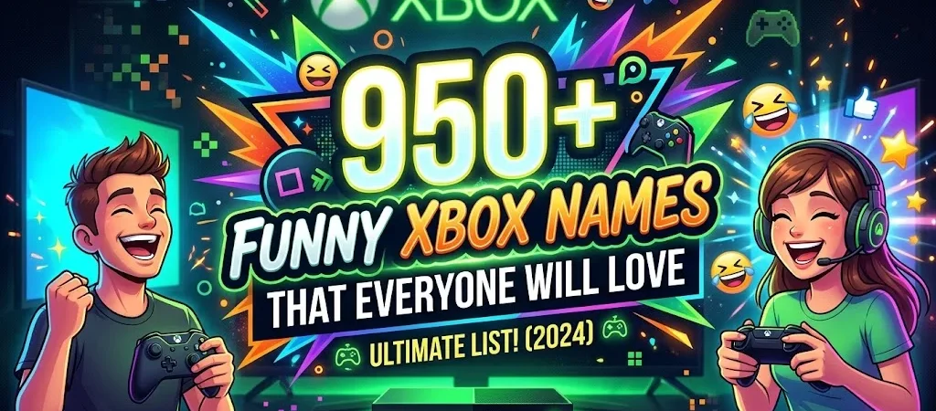 950+ Funny Xbox Names That Everyone Will Love
