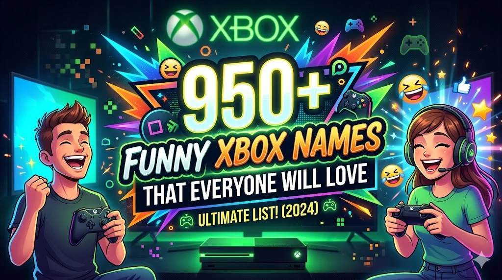 950+ Funny Xbox Names That Everyone Will Love 