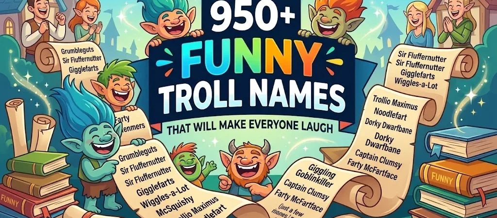 950+Funny Troll Names That Will Make Everyone Laugh