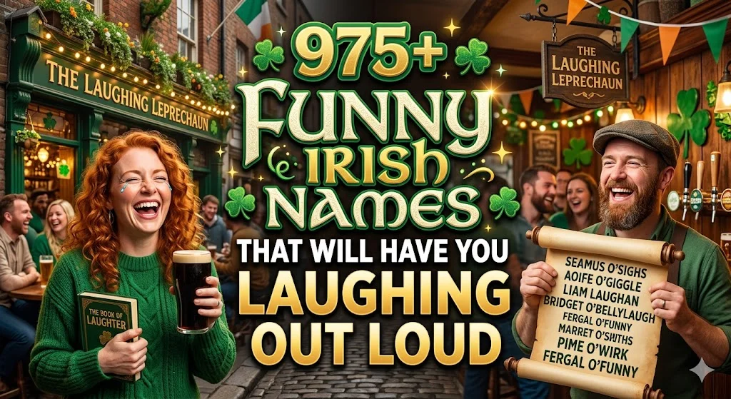 975+ Funny Irish Names That Will Have You Laughing Out Loud