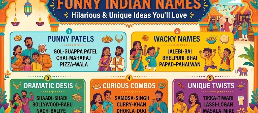Funny Names Indian: Hilarious & Unique Ideas You’ll Love