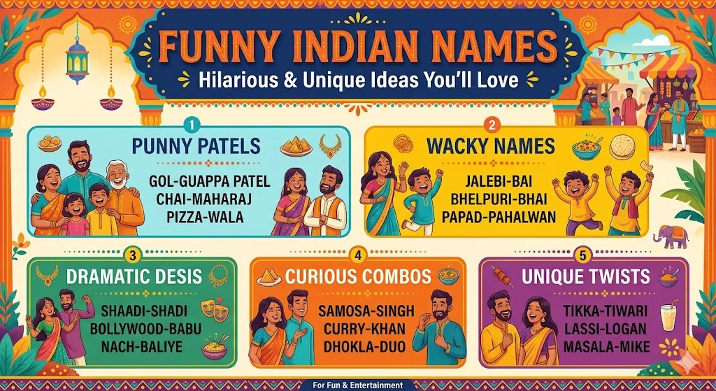 Funny Indian Names: Hilarious & Unique Ideas You’ll Love