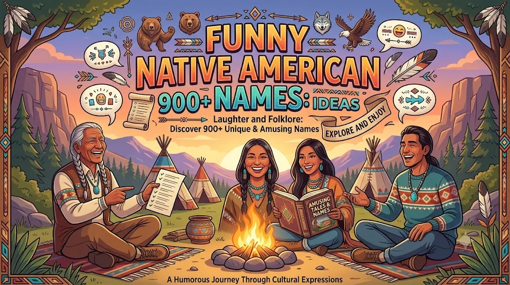 Funny Native American Names: 900+ Hilarious Ideas
