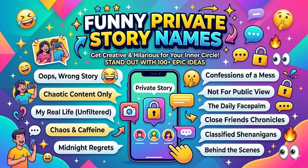 Funny Private Story Names