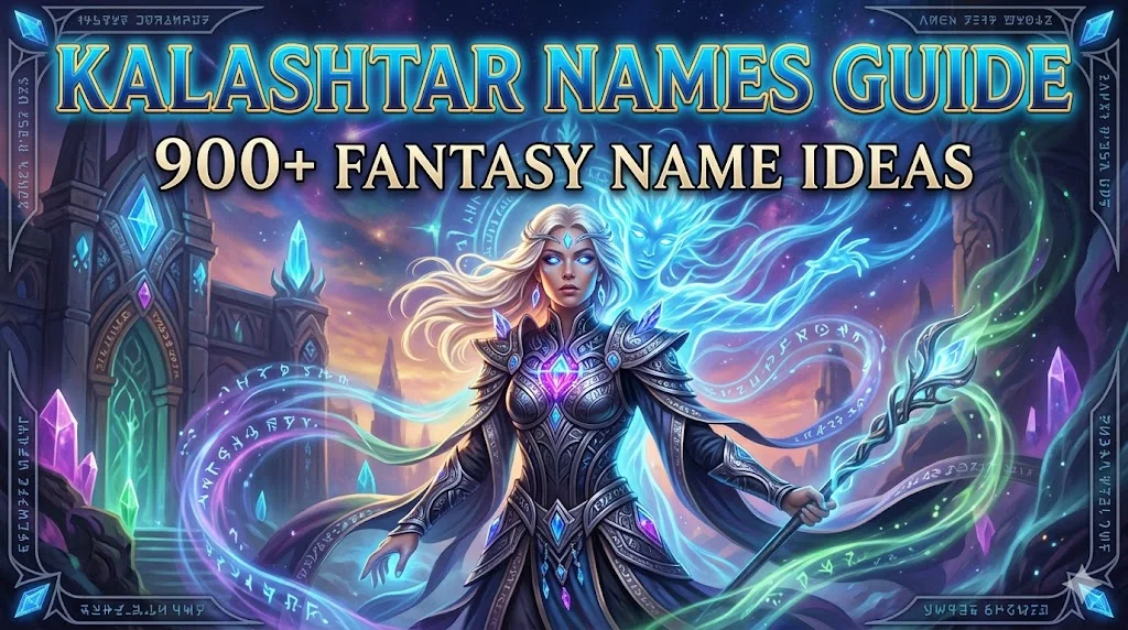 Kalashtar Names Guide: 900+ Fantasy Name Ideas