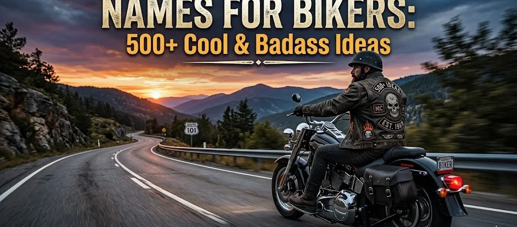 Names For Bikers: 900+ Cool & Badass Ideas