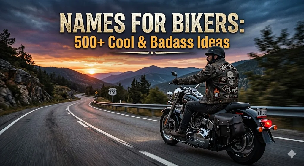 Names For Bikers: 500+ Cool & Badass Ideas
