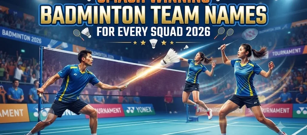 Smash Winning Badminton Team Names for Every Squad 2026 