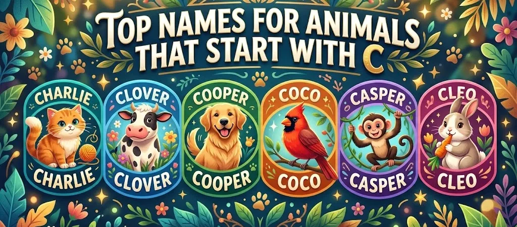 Top Names for Animals That Start With C 
