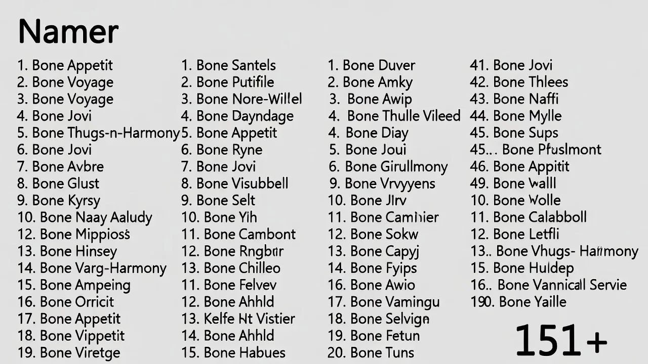 Dark Humor Funny Bone Names