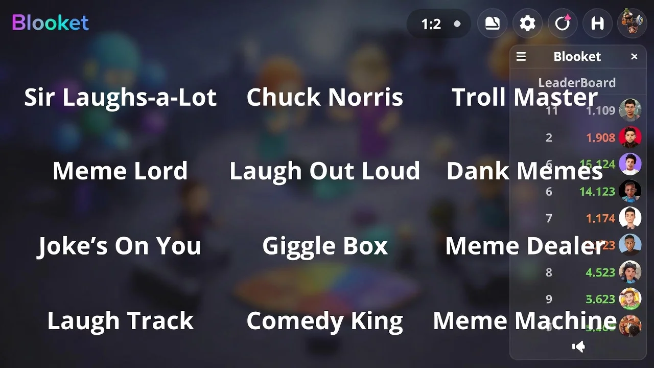 Meme Blooket Names Inspired by Internet Humor