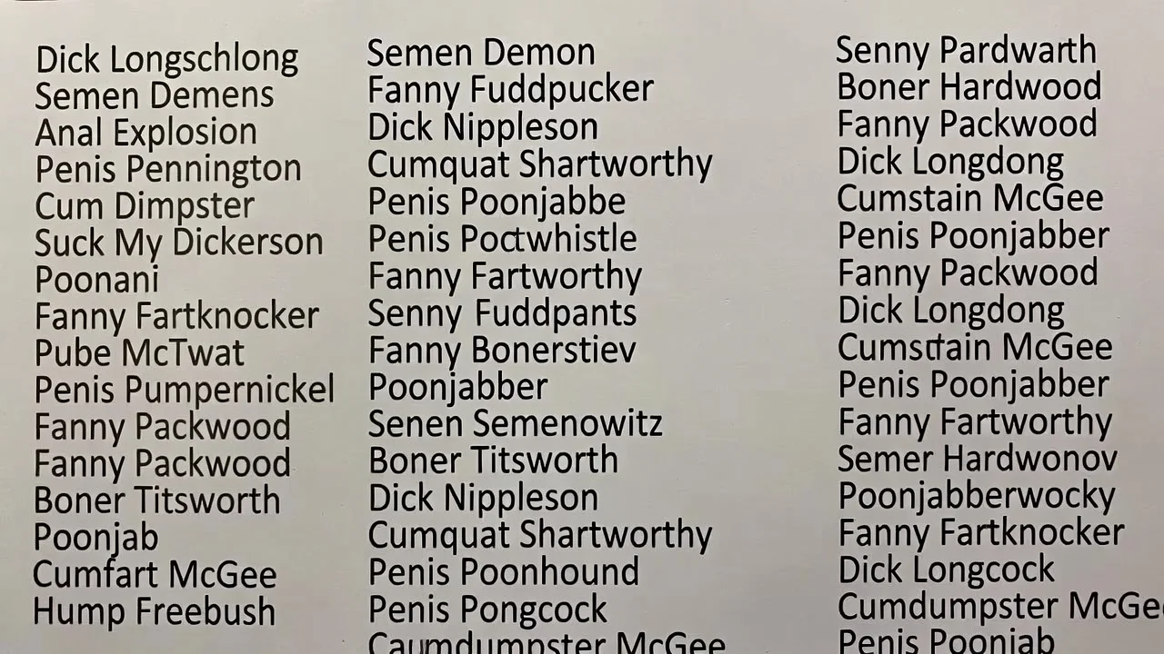 Slightly Dirty But Safe Names