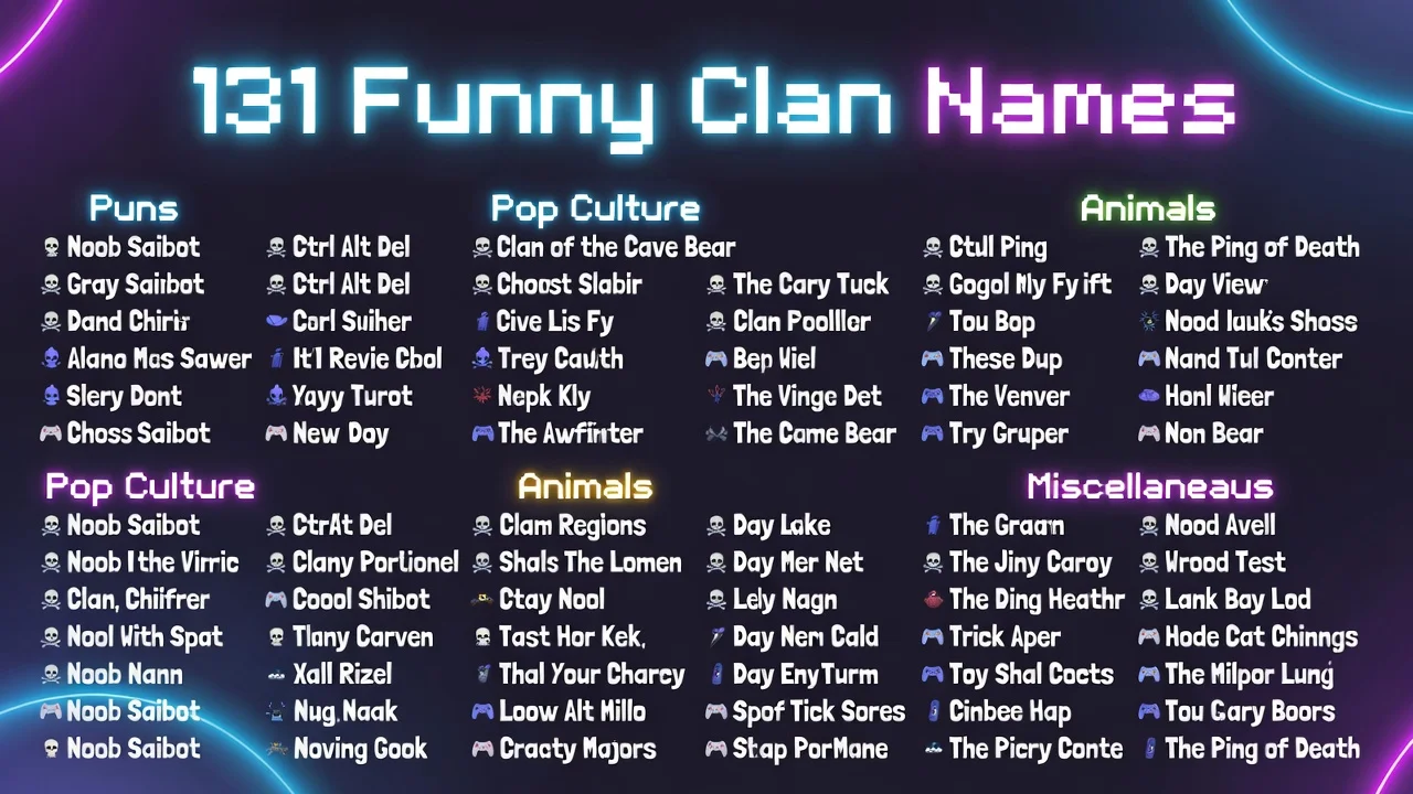 Tech Glitch Names