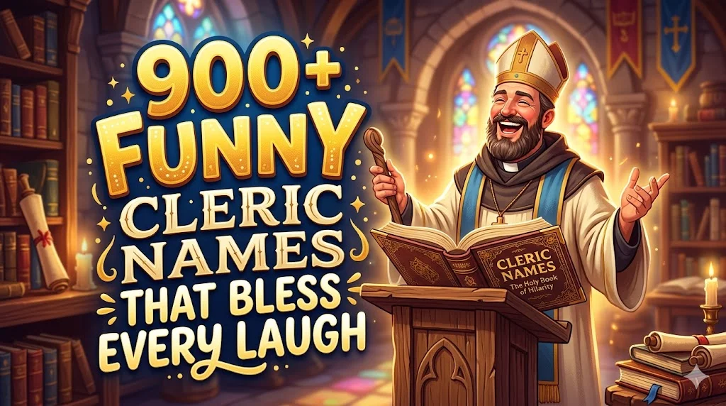 900+Funny Cleric Names That Bless Every Laugh 