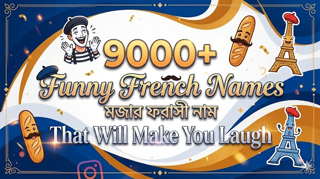 900+Funny French Names That Will Make You Laugh