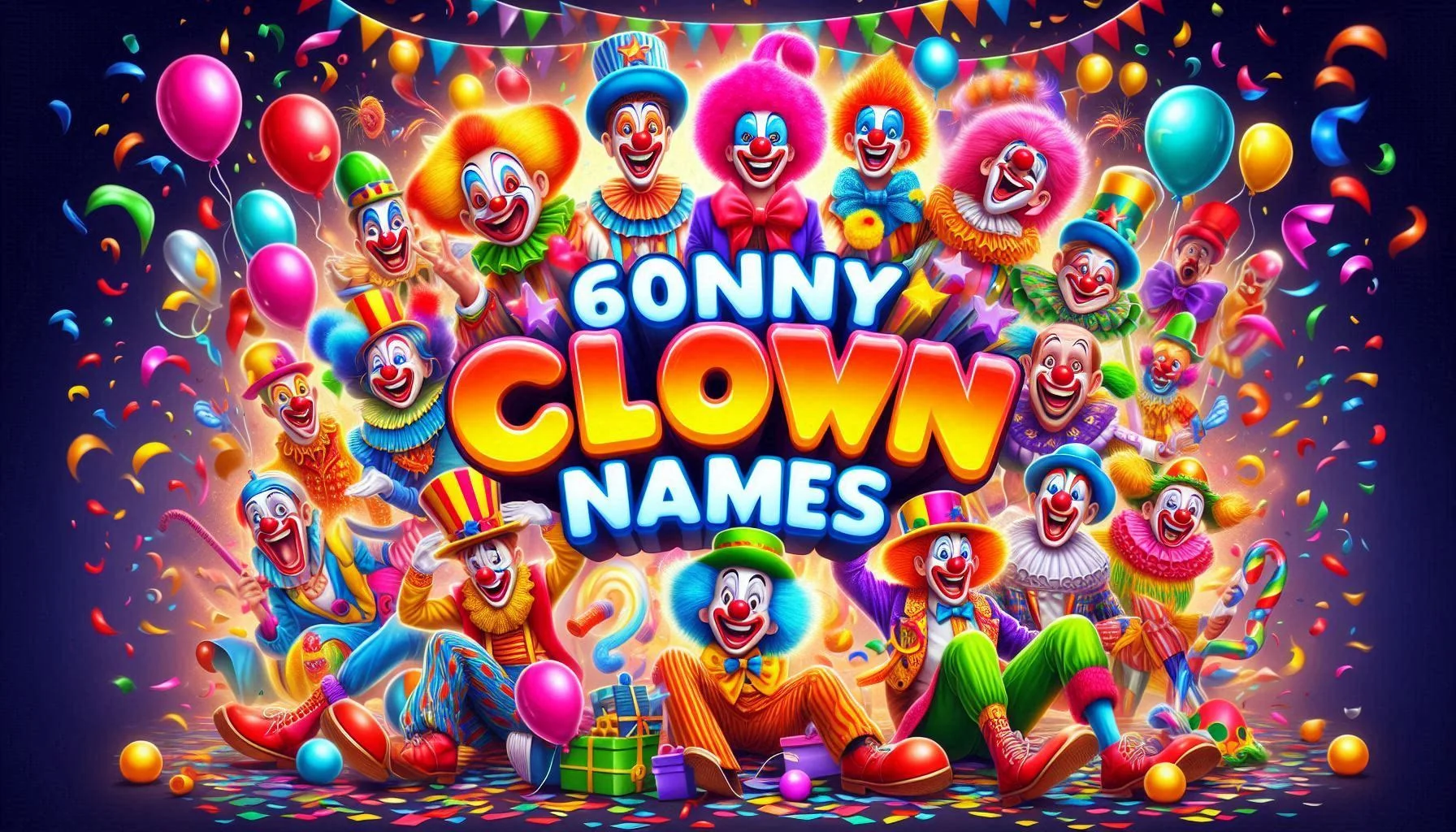 😂 Silly Clown Names That Make You Laugh Instantly