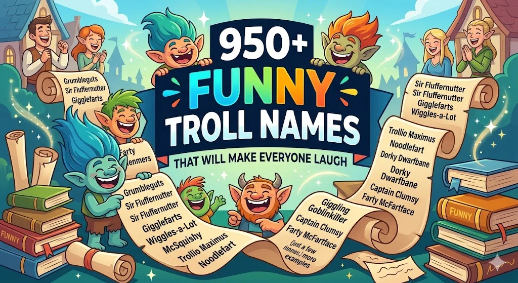950+Funny Troll Names That Will Make Everyone Laugh