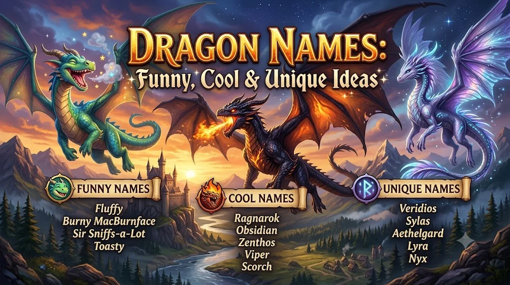 😂 Silly Dragon Names That Make You Laugh Instantly