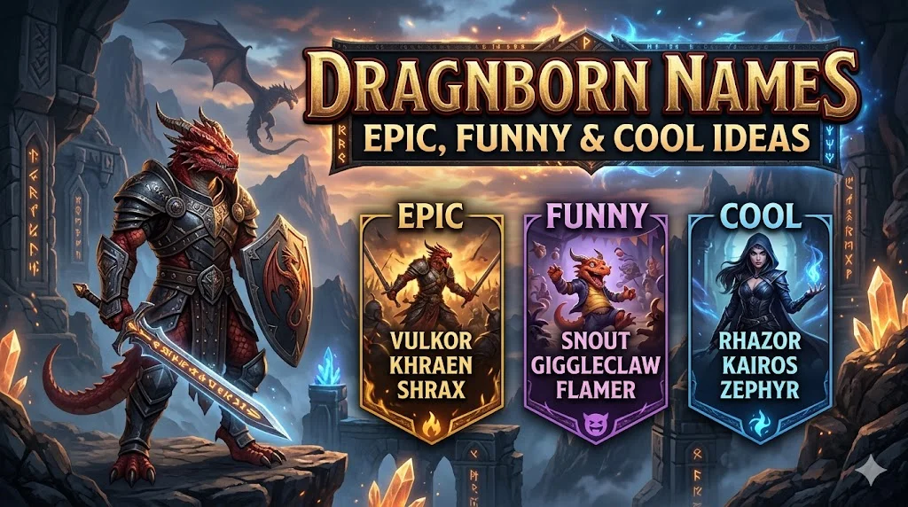 😂 Silly Dragonborn Names That Make You Laugh Instantly