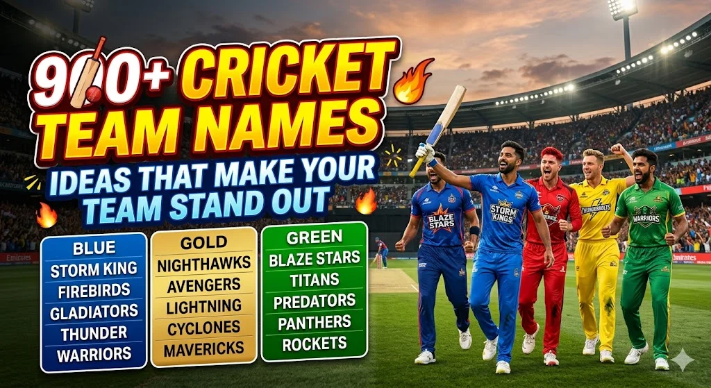 š§ Smart Yet Funny Cricket Team Ideas for Genius Vibes
