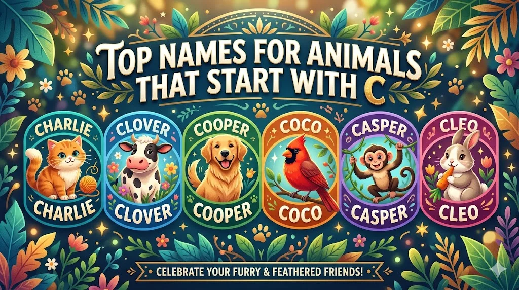 Top Names for Animals That Start With C 