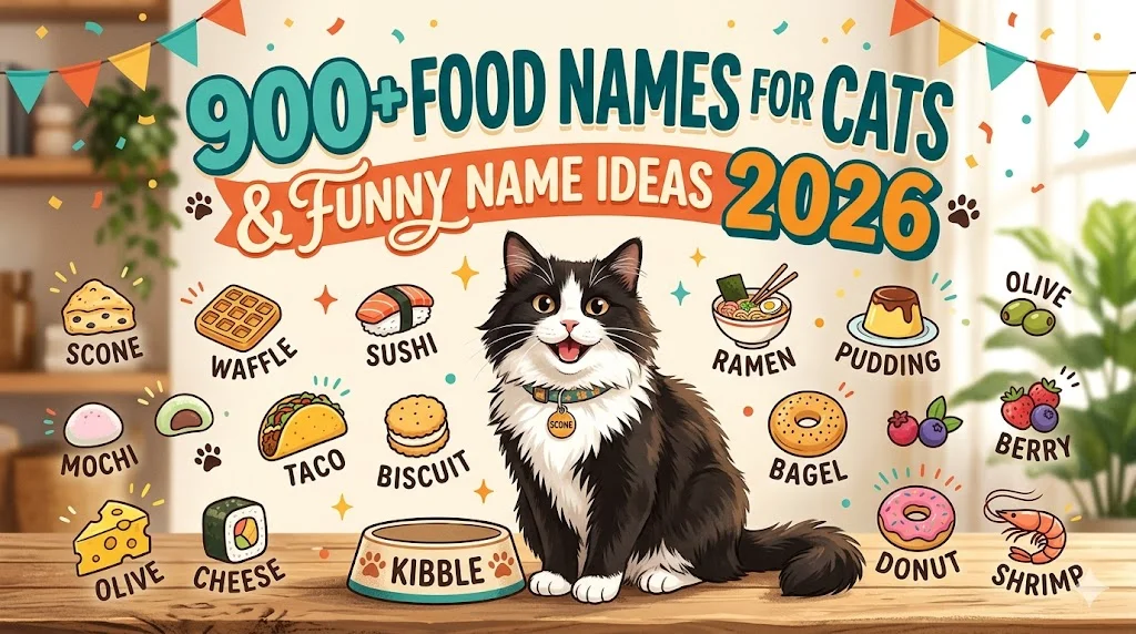 🍩 Sweet Food Names Perfect for Adorable Cats