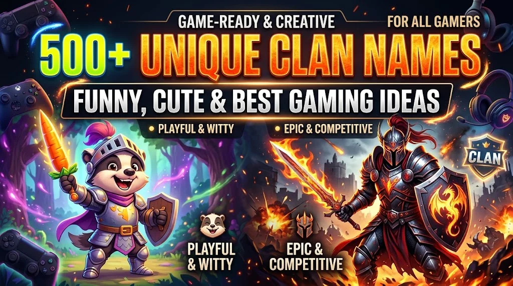 Categories of Clan Names