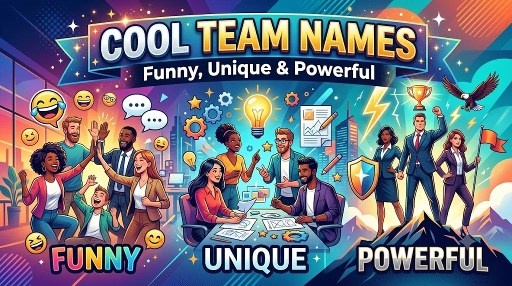 Cool Team Names for Games
