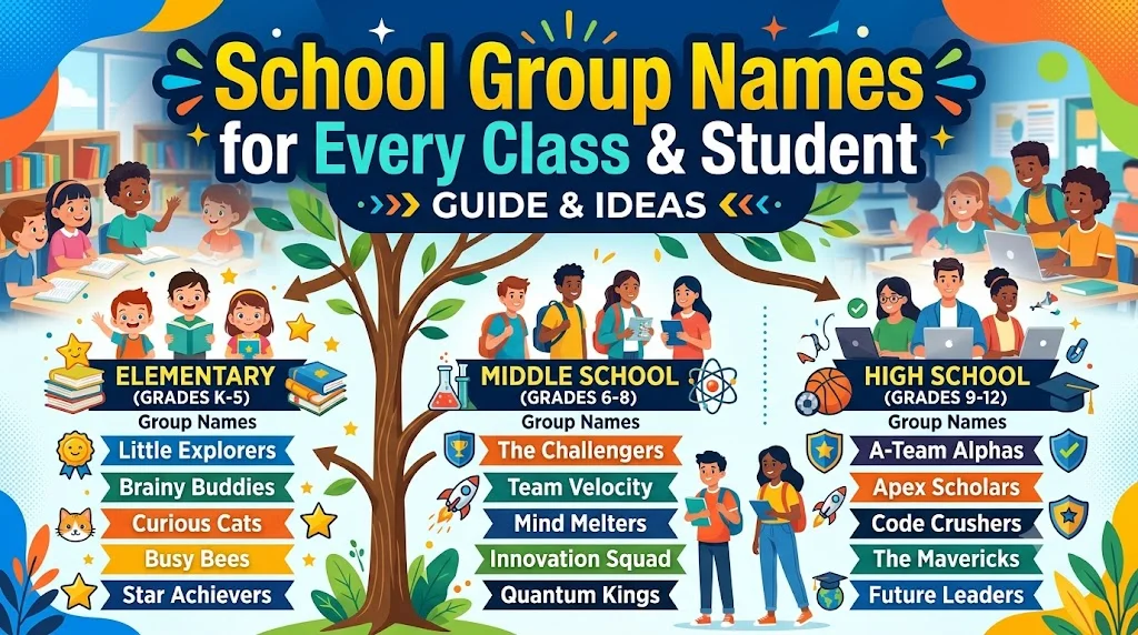How to Choose the Best School Group Name